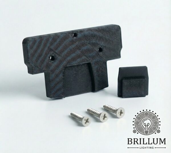 Clamp Meduza 14 Stub (1 end) Black plastic