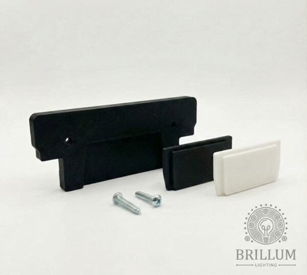 Clamp Meduza 35 Stub (1 end) Black plastic