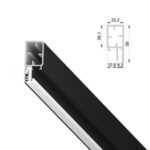 Clamp Level 50 Black  color (2m)