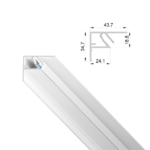 Clamp Top White  color (2m)