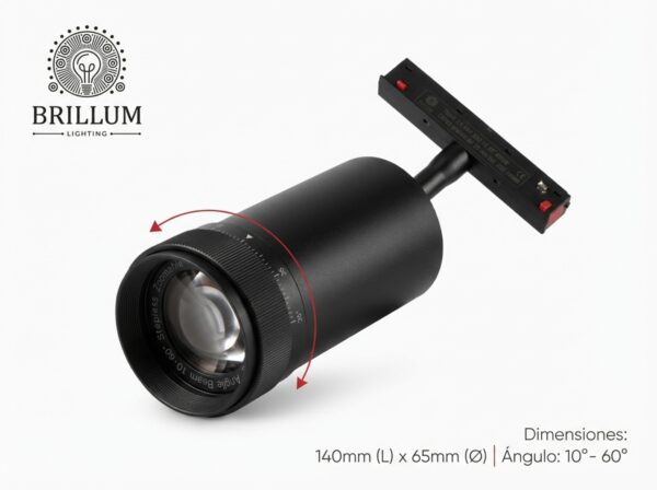 Track spot lights/ Track 23 – 20W 48V 10-60° 4000K CRI>90