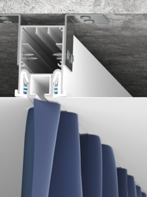 Clamp Cornice Uno White  color (2m)