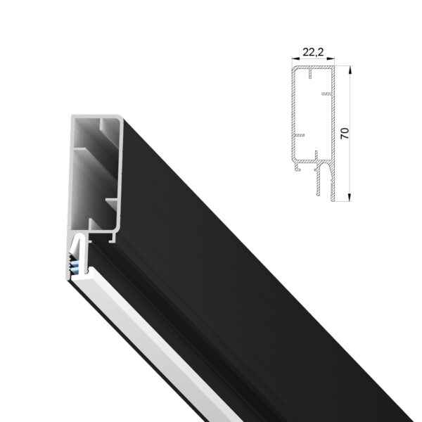 Clamp Level 70 Black color (2m)