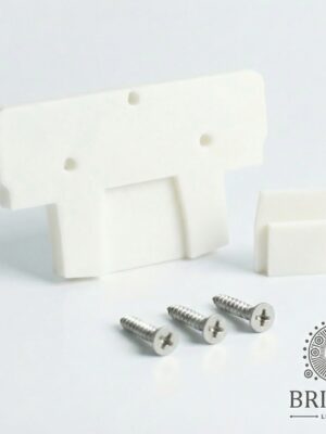 Clamp Meduza 14 Stub (1 end) White plastic